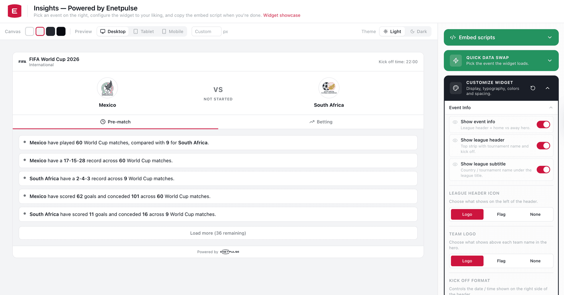 From Lovable to Production: Building the WC 2026 Live Insights Widget with Cursor